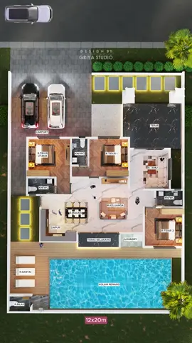 Semoga 2025 dimampukan punya rumah sekeren ini..aamiin #jasadesainrumah #arsitek #desainrumah #property 