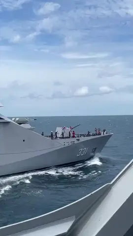 🇹🇭🤝🇮🇩#เรือหลวงภูมิพลอดุลยเดช #อินโดนีเซีย #กองเรือยุทธการ #กองทัพเรือ 