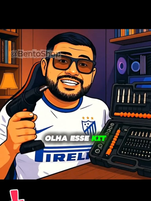 Kit Parafusadeira a melhor de todas!#kitparafusadeira #tiktokshop #fyp #viral 