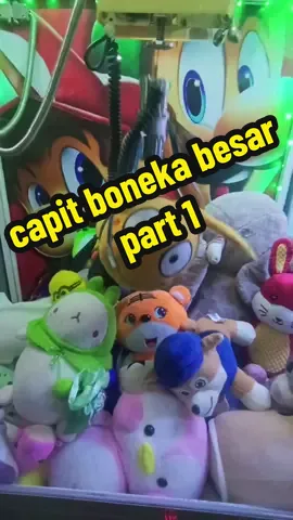 waduh greget banget capit boneka besar ini #mesincapitboneka #bonekacapit #capitboneka #maincapit #clawmachine 