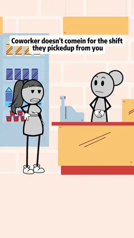 Coworker doesn’t comein for the shirt they pickedup from you #foryou #fypシ #animation #usa🇺🇸 