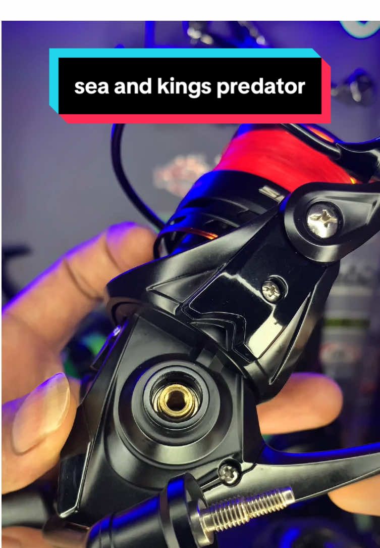 Tersedia ukuran: - 1000s: Max Drag 8kg - 2000s: Max Drag 13kg  #relpancing #seakingspredator #seakingspredatorsw #relseakingspredator #seaandkings 