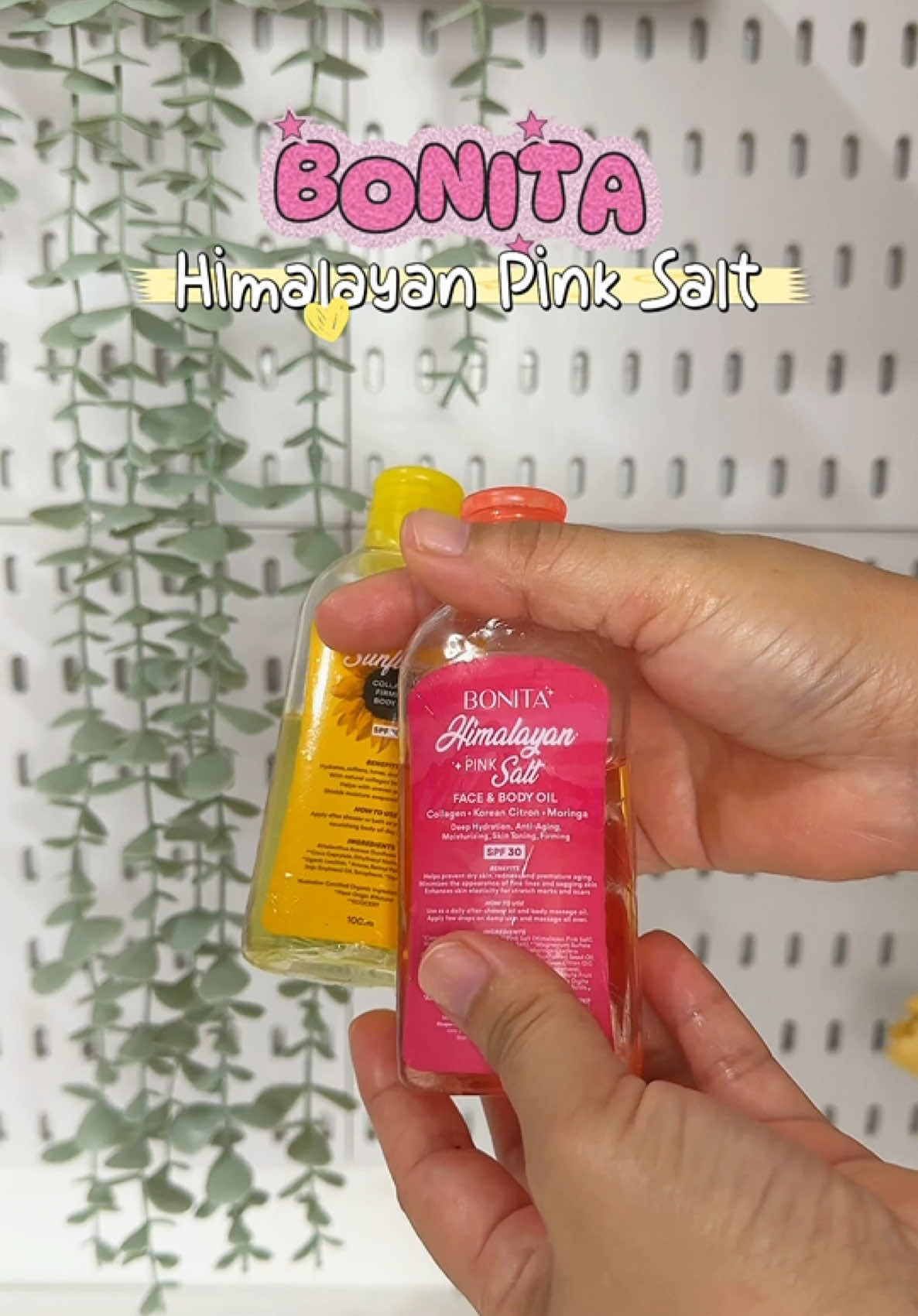 Bonita himalayan Pink Salt Oil and Bonita himalayan Sunflower oil#bonitahimalayanpinksaltoil #bonitasunfloweroil #bonitahimalayan 