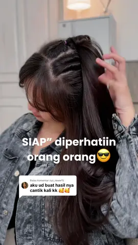 Membalas @zyz_raww15 cobain hairstylenya gampang💁🏻‍♀️