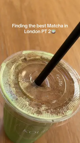 My favourite matcha spot but get the rose cream one for stronger matcha taste #matcha #fyp #muslimtiktok #uk 