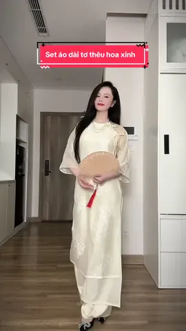 Set áo dài cách tân xinh xỉu, muốn mặc mãi thôi🥰 #aodaicachtan #aodaivietnam #aodaithietke #áodài #aodai 