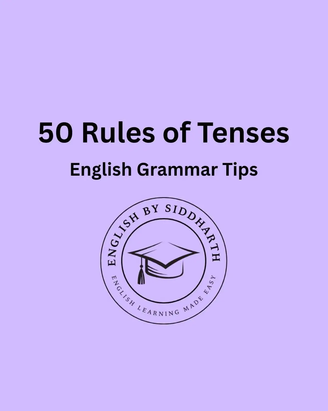 50 Rules of tenses#knowledge #english 