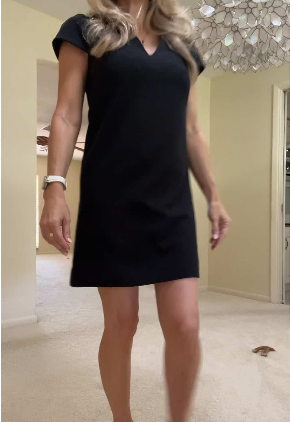 My favorite black dress 🖤 It’s perfect for a day at the office and can easily transition to cocktails. 🪞