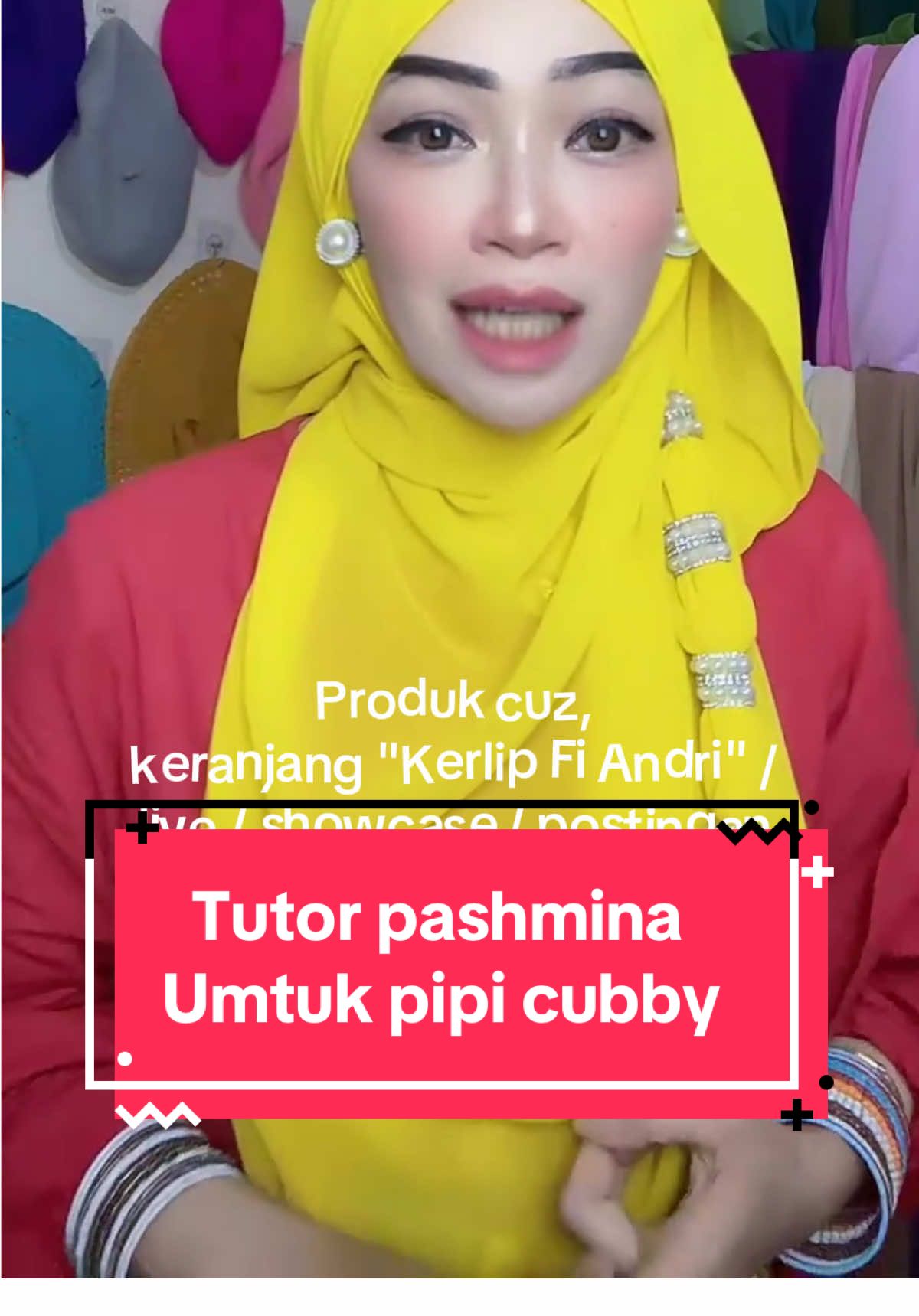 Tutor pashmina untuk Pipi cubby.... simak sampe habis .... Follow akunku biar dapet notif tutor hijab seru lainnya. Produk bisa CO di tiktok 