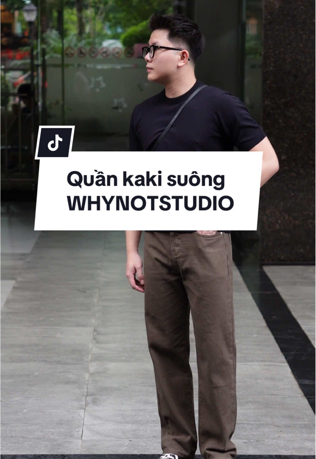 Quần kaki dày dặn đứng phom mặc rất tôn dáng nhé #quankakinam #quankakiongsuong #quanjean #quanjeannam #whynotstudio 