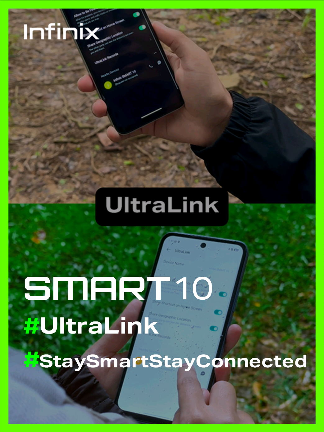 ဖုန်းလိုင်းမမိလည်း Ultra link နဲ့ဆို အဆက်အသွယ်ပြတ်မှာပူစရာလိုတော့ဘူးပေါ့ 😎 #InfinixMyanmar  ##SMART10 #Ultralink #FYP #foryou
