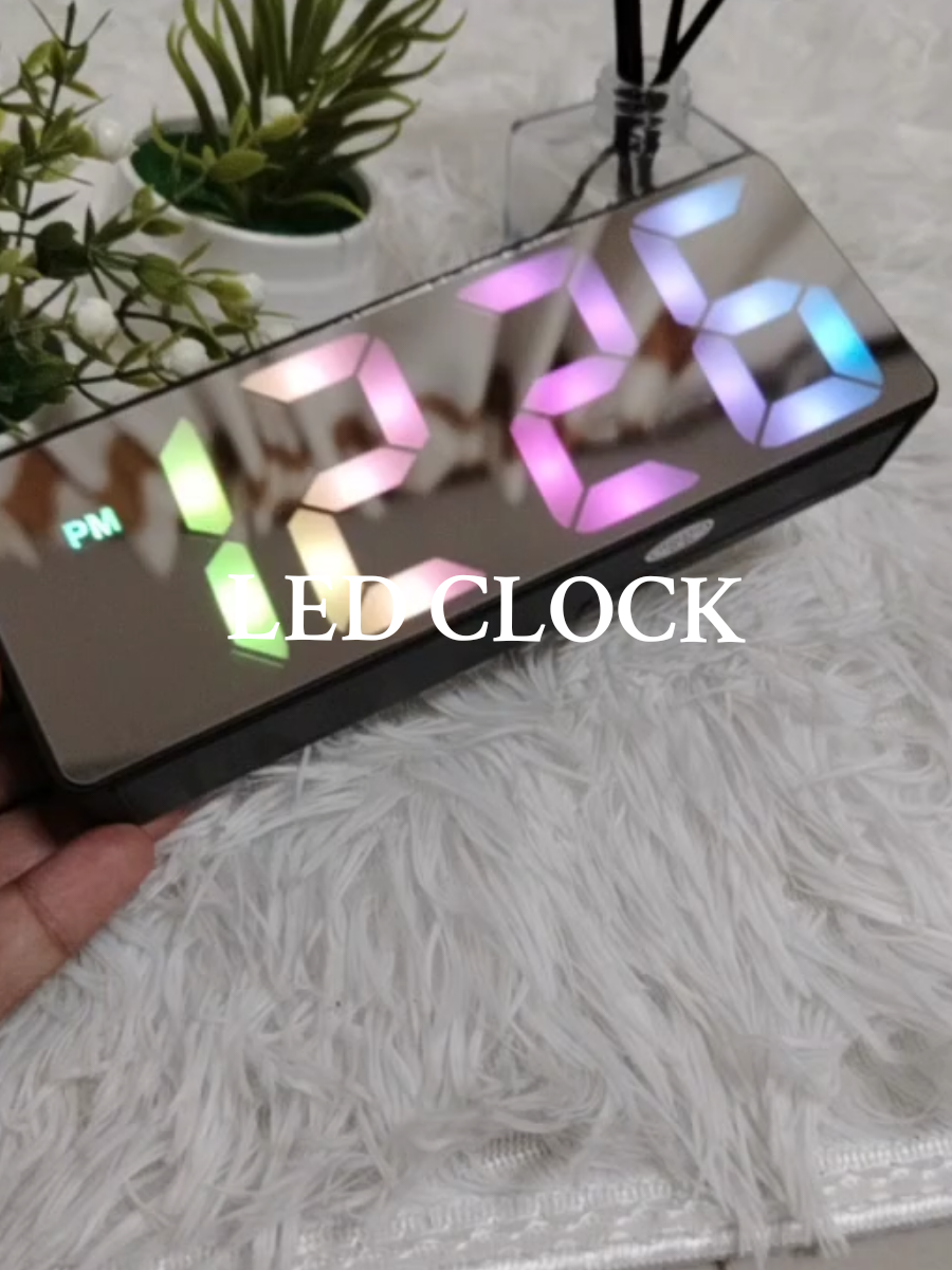 Super aesthetic nito! #ledclock #clock #alarmclock #aestheticclock 