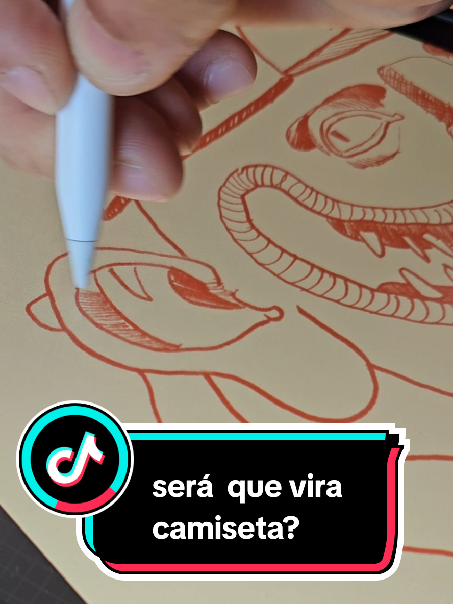 você usaria? #estampa #desenho #camiseta #artemanual #arte 