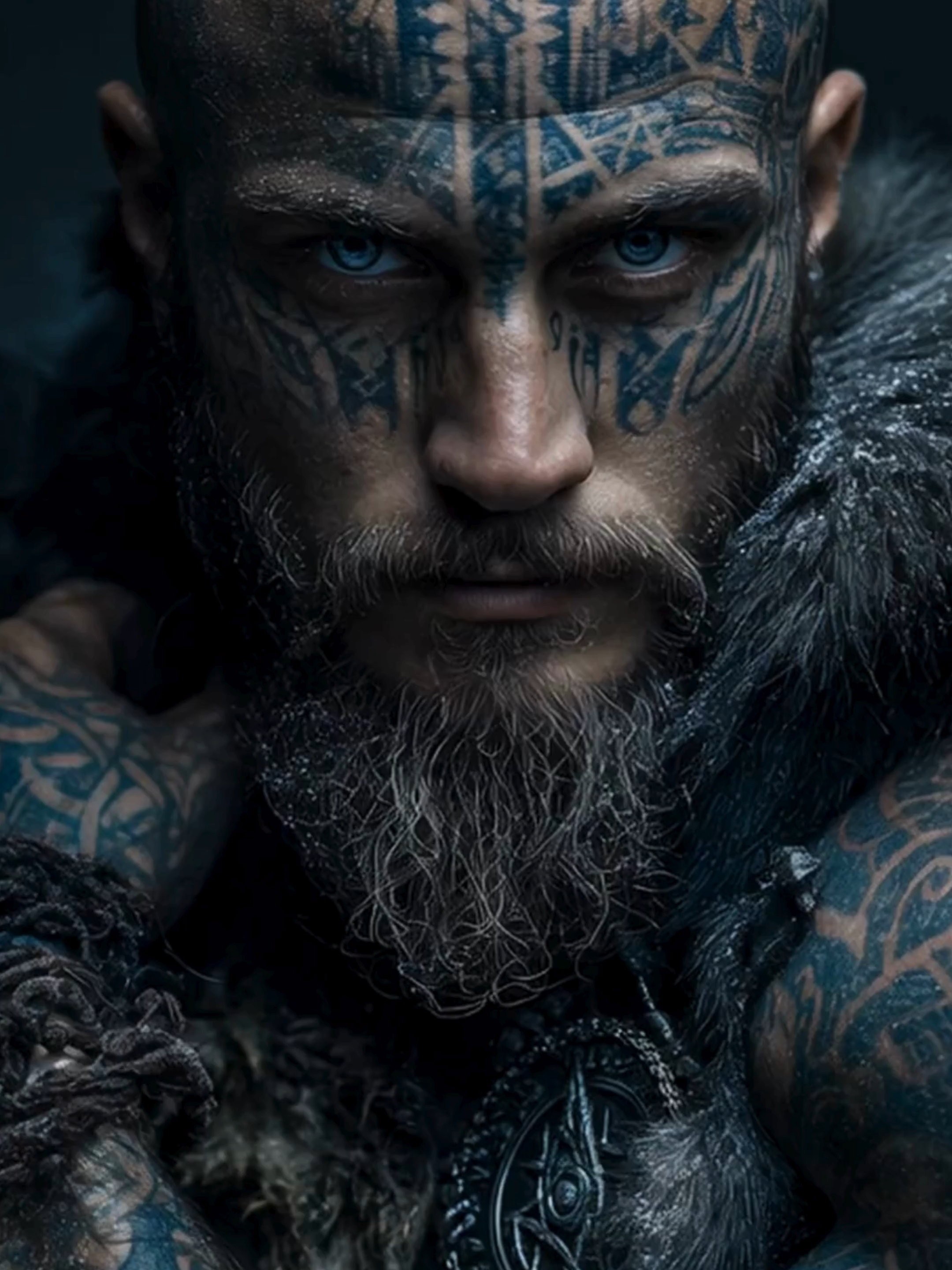 Echoes of Valhalla: Warriors’ Final Ritual ⚔️🔥 #viking #midjourney #north #vikings #ai #vikingsedit #warriors #samhain #ritual #battle#iceland #darkvibes #tattooed #oldways #scandinavia#darkromance