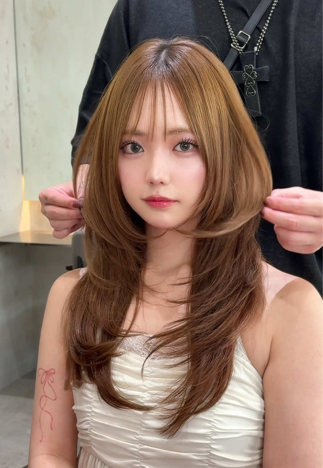 ワンカールで美しいレイヤーカット体験しませんか？？ 是非お任せください✨️ #名古屋美容院 #名古屋レイヤー #ハイレイヤー #ハッシュカット #名古屋美容室 