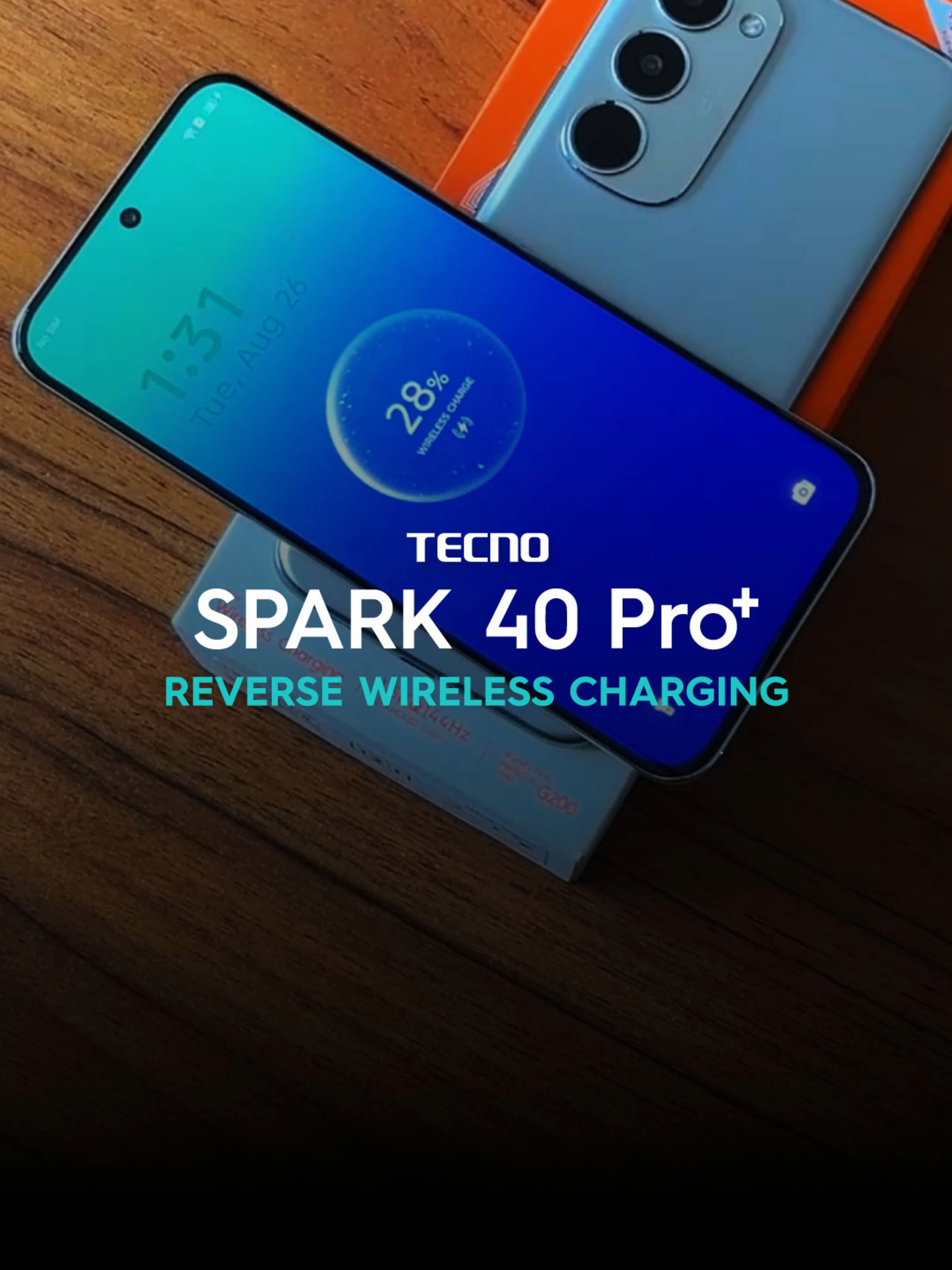 Your phone just became a power bank 🔋✨ The new #SPARK40Series Pro+ lets you wirelessly reverse charge your friends’ devices anytime, anywhere. No more low-battery excuses 😎🙌 Stay connected, stay powered, and share the energy! 💡⚡ #TECNO #TECNOAI #ugandatiktok #SPARK40Series #fypシ゚ #goviraltiktok #fypシ゚viral🖤tiktok