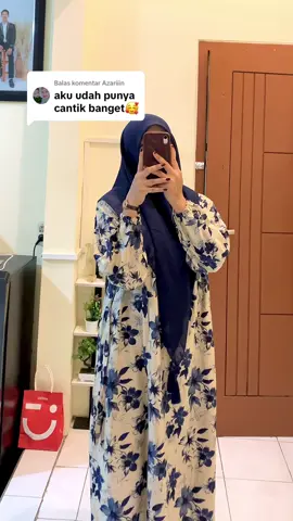 Membalas @Azariiin iya kaann kak cantiiik bgtt😍😙💕 #gamis #Dress 