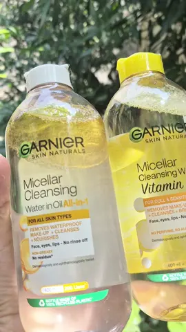 TẨY TRANG GARNIER DÀNH CHO MỌI LOẠI DA #taytranggarnier #nuoctaytrangsachsau #garnier #viral #xuhuong 