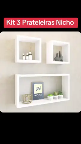 Kit 3 Prateleiras Nicho Decorativas! Transforme seu ambiente com mais estilo e praticidade 😃   ✅ Comenta EU QUERO que vou te mandar o link  #achadinhosshopee #achadinhosdashopee #organizacao #praticidade #shopee 