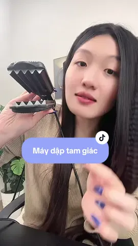 Mays dập phồng tam giác phiên bản mới#tóc #fyp #maylamtoc #xuhuong #dapphongchantoc 