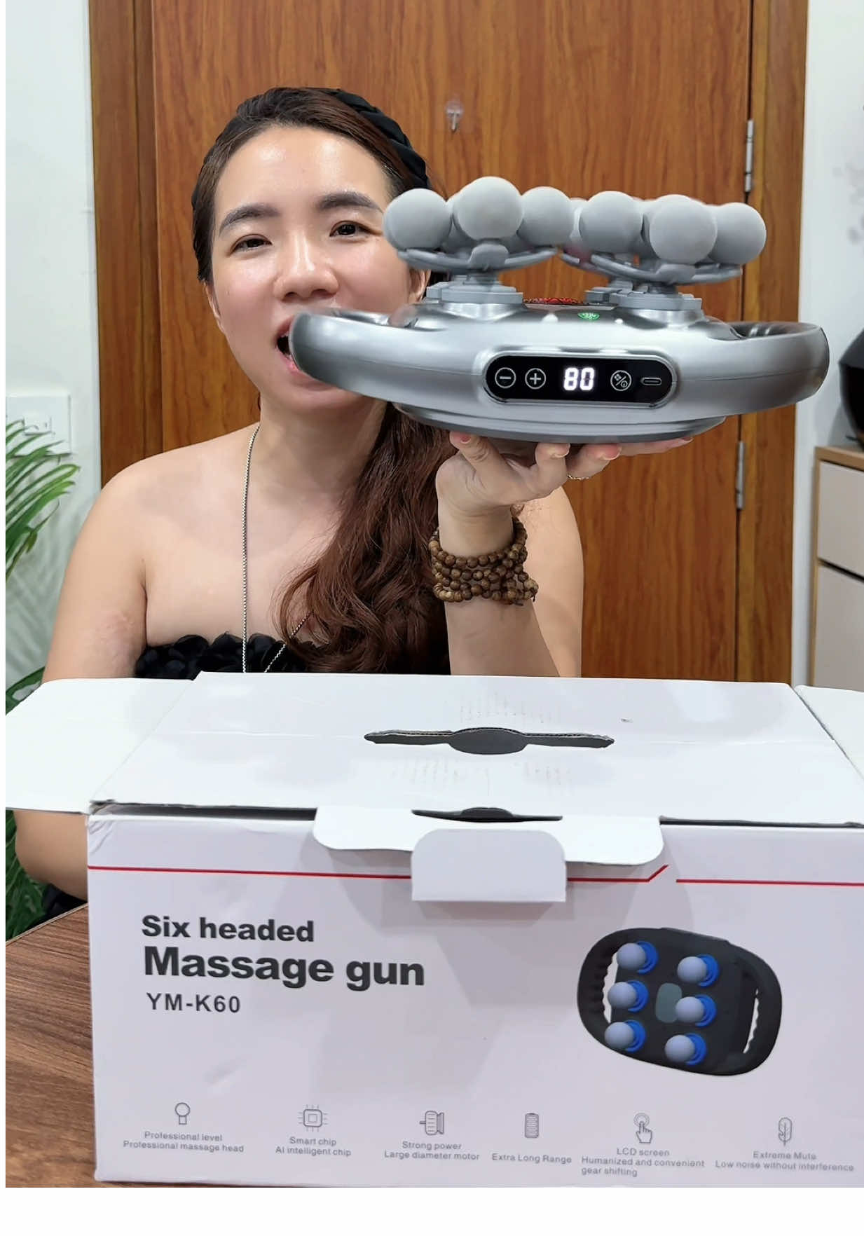 Máy massage cầm tay 6, 12, 16, 22 đầu đấm thế hệ mới #xuhuong #quattichdiencamtay #maymassagetoanthan #hatake #huyenhomhinh365 