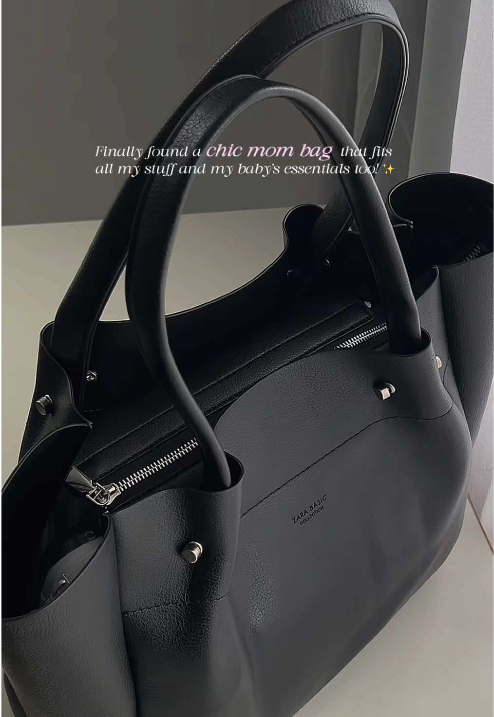 Replying to @𝓲𝓷𝓪𝓱 my go-to bag! ✨ #mombag #bag #bags #shoulderbag #leatherbag 