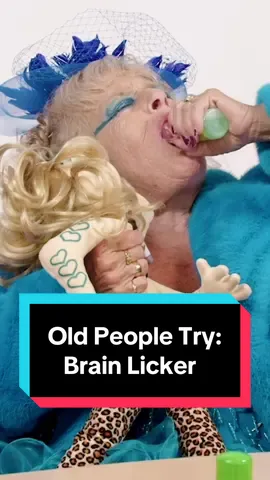Old people try: Brain Licker #british 