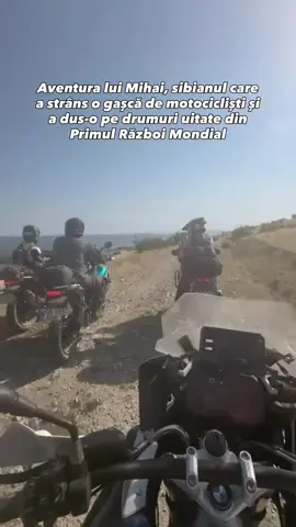 Aventura lui Mihai, sibianul care a strâns o gașcă de motocicliști și a dus-o pe drumuri uitate din Primul Război Mondial  Video și foto 👉 www.oradesibiu.ro