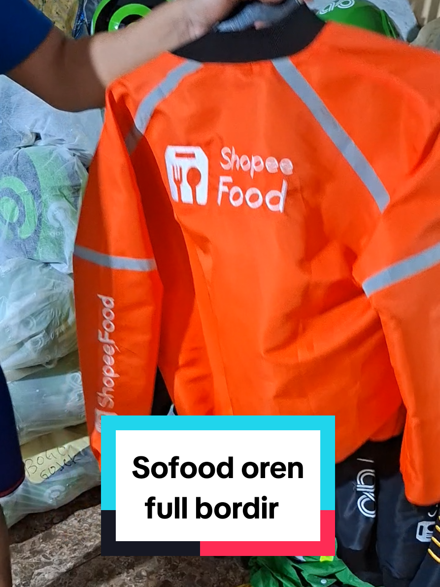 jaket food oren full oren#creatorsearchinsights #fyp #ojol #shopeefood 