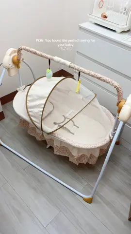 Perfect electric swing for baby #babyswing #electricswing #swing #belescueta #nesting 