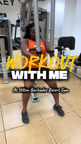 Workout with me at the Hilton Barbados Resort gym! 🏋🏽‍♀️🌴 Whether you’re on vacation or living in paradise, staying consistent with your fitness goals is a must. This beachfront gym has the perfect vibes for a sweat session 💪 #BarbadosFitness #HiltonBarbados 🌊 Who says you can’t balance fitness & island life? Let’s get stronger together—one rep at a time!  #Workout #TravelFitness #workoutmotivations  @Nesha Best - Content Creator    