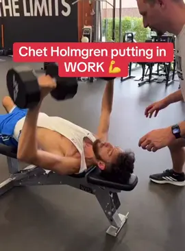 Chet gonna be DIFFERENT next year 🔥 #NBA #chetholmgren #gym #basketball #workout 