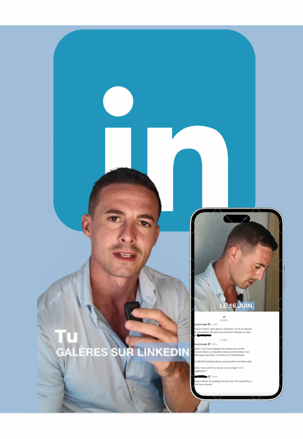 Premier message = ignoré ❌ Deuxième message = rendez-vous confirmé en 3 minutes ⏱️ Résultat : 3.000 € closés. » 👉 Tu veux que je t’explique comment ? #Vente #linkedin #commercial #business 