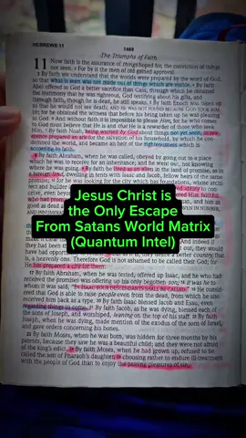 Jesus Christ is the only escape from Satan's world matrix (Quantum Intel) What you see around you is not the full picture. Hebrews 11 says that what is seen came from what is unseen — faith makes the invisible reality of God visible. Quantum physics calls it superposition: particles exist in potential states until measured. The Bible said this thousands of years ago — faith collapses the unseen into the seen. Look at the city: highways, cars, towers, energy moving like a giant circuit board. Humanity is being extracted for time, attention, money, and resources through Satan’s world system. This isn’t about religion — it’s about truth. Religion crucified Jesus. The Kingdom sets you free. Don’t take my word for it. Read the New Testament for yourself — straight through, with an accurate translation. Whether atheist, skeptic, or religious, the truth will cut through deception. Jesus Christ is not one option among many — He is the only escape from the Matrix of this world. #JesusIsLord #EscapeTheMatrix #FaithOverFear #TruthNotReligion #KingdomOfGod  