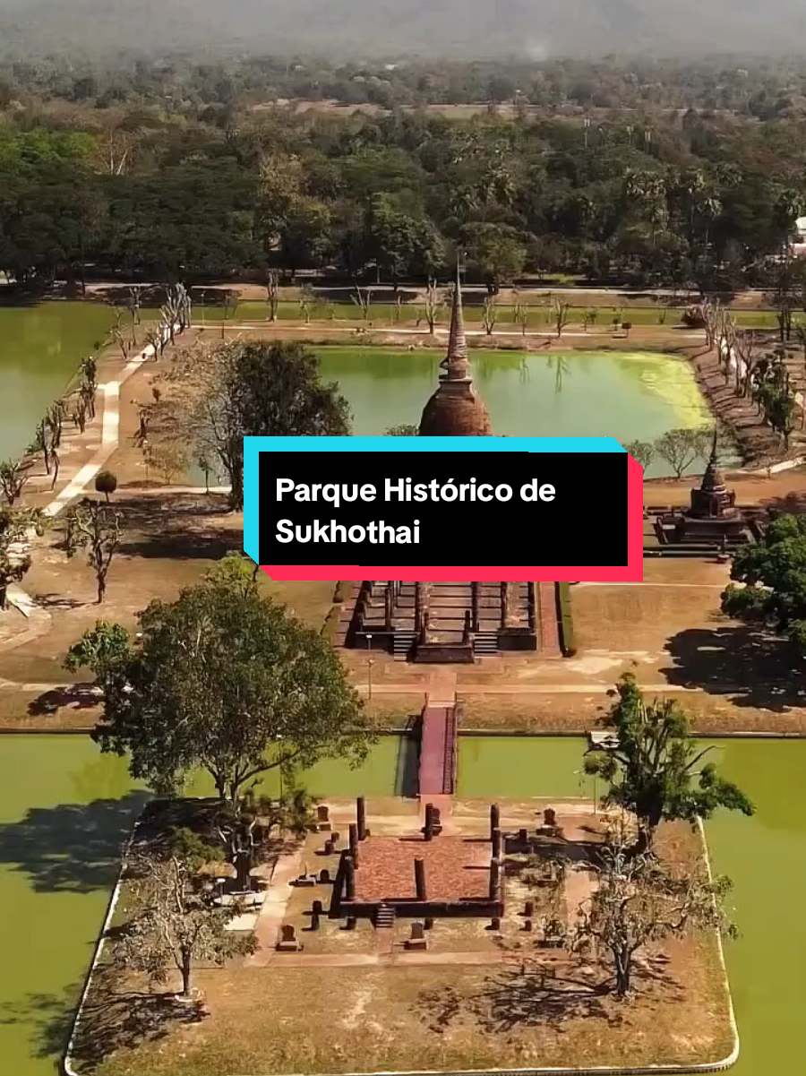 Parque Histórico de Sukhothai #humanidades #curiosidades #Ciência #teorias #misterio 