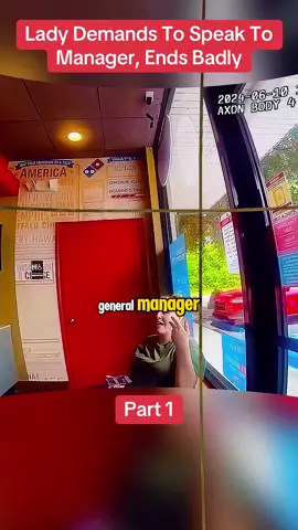 Lady Demands To Speak To Manager, Ends Badly#cop #cops #copsoftiktok #police #policeofficer 