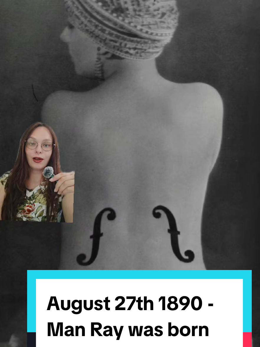 On August 27th 1890, Man Ray was born in Philadelphia. He would become a central figure of the Surrealist movement during the 20th century. #datesofdefiance #onthisday #historytok #LearnOnTikTok #surreal 