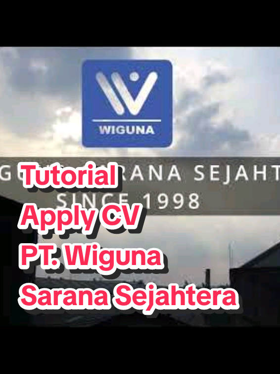Tutorial Apply CV. PT. Wiguna Sarana Sejahtera (Mesin/Alat Listrik)   Simak videonya sampai selesai agar tidak miss informasi dan mengetahui detail cara Apply CV yang lengkap dan benar. Disclaimer: Ini adalah akun yg hanya sharing mengenai cara melamar pekerjaan di Perusahaan.  Bukan pihak ketiga, bukan perusahaan outsourcing atau yayasan.  Ini murni akun pribadi.  Semua informasi ini gratis, begitu pula dengan proses recruitment yg diadakan perusahaan, semuanya tanpa biaya.  Jadi harap waspada dan berhati2.  Jangan mudah percaya dengan iming2 gaji tinggi, benefit luar biasa, apalagi posisi dan jabatan.  Apabila ada yg mengatasnamakan perusahaan tertentu dan mengatasnamakan akun Mama Cica meminta sejumlah bayaran sebagai proses recruitment pekerjaan, maka langsung hentikan proses lamaran kalian. Karna sudah pasti HOAX atau SCAM.  Peringatan: Tolong dijaga komentar kalian. Karena akun ini hanya berbagi informasi seputar halaman website resmi perusahaan tanpa maksud mengambil untung dari pihak manapun.  Saya tegaskan sekali lagi, akun ini TIDAK PERNAH MEMINTA materi atau biaya apapun.  Sehingga jika ada yg komen menyudutkan dan bilang akun ini menipu, mohon kirimkan bukti yg valid. Kronologi yg terjadi serta kerugian apa yg ditimbulkan.  Link Daftar Perusahaan: https://Linktr.ee/mamacica #ptwigunasaranasejahtera #lokerptwiguna #jobhunter #lokerpabrik  #pabrikcikarang