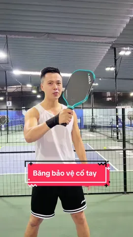 Anh em chơi Pickleball nhớ dùng băng quấn cổ tay loại nào nha #phukienpickleball #pickleballtiktok #bangbaovecotay #bangquancotay 