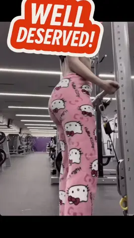Hello kitty workout 🏋️‍♀️💕  #explore #السعودية #fypシ゚ #gym #معضال 