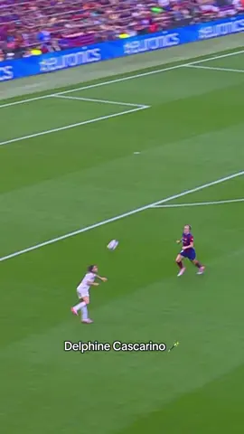 A touch of Cascarino class 😮‍💨 #UWCL #DelphineCascarino #Lyon 