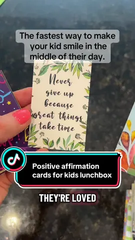 Make your child’s school day a little brighter with these adorable lunchbox notes! 💌 Each card comes with fun, positive, and inspiring messages that make kids smile and feel special. Perfect for back-to-school, these notes are a sweet way for moms and dads to send encouragement, positivity, and a reminder of love right in their lunchbox. Great for kids of all ages, they turn ordinary lunches into something magical!#backtoschool #postitaffirmations #MomsofTikTok #kids #parenting 