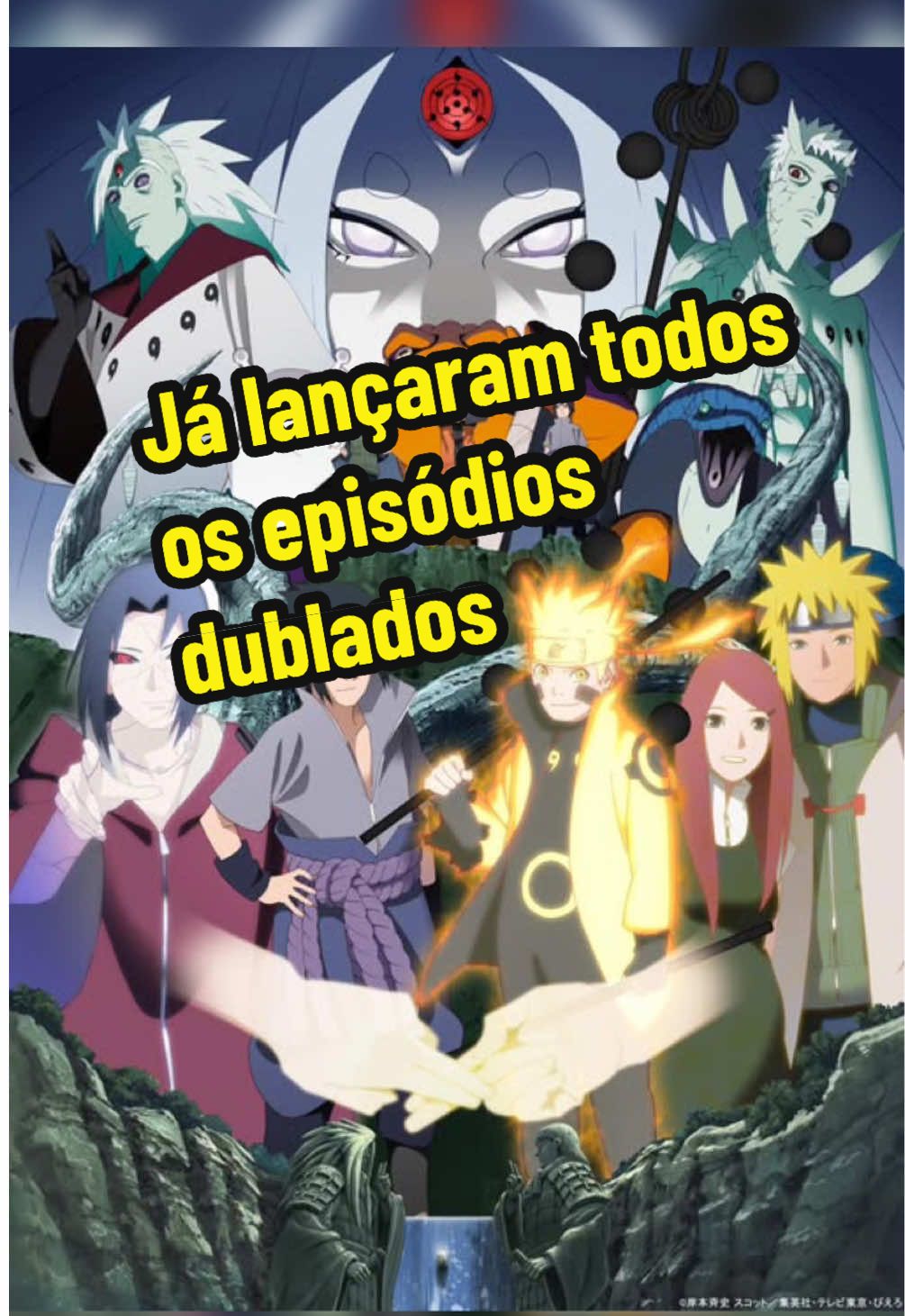 Todos os episódios dublados de Naruto Shippuden já estão disponíveis em outro streaming #naruto #narutoshippuden #anime #dublagem #netflix 