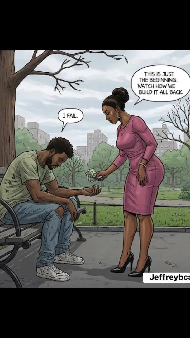 He lost everything. 💔 The money, the home, the confidence… he felt like a failure as a man. He sat on that bench ready to give up, whispering, “I failed.” But she looked him in the eyes and said: “This is just the beginning. Watch how we build it all back.” 👉 A strong woman doesn’t walk away when times get hard. She reminds you who you are, and she stands by you until the comeback is bigger than the setback.