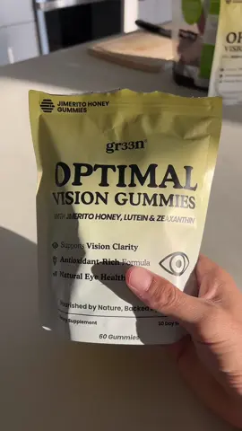 Eat two of the gummies daily for improved eye health #eyehealth