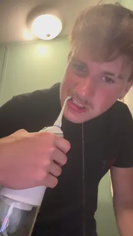 let’s hope noah learns how to use this 😅… #waterdentalflosser #dentalhygienist #dental #dentalfloss #floss 