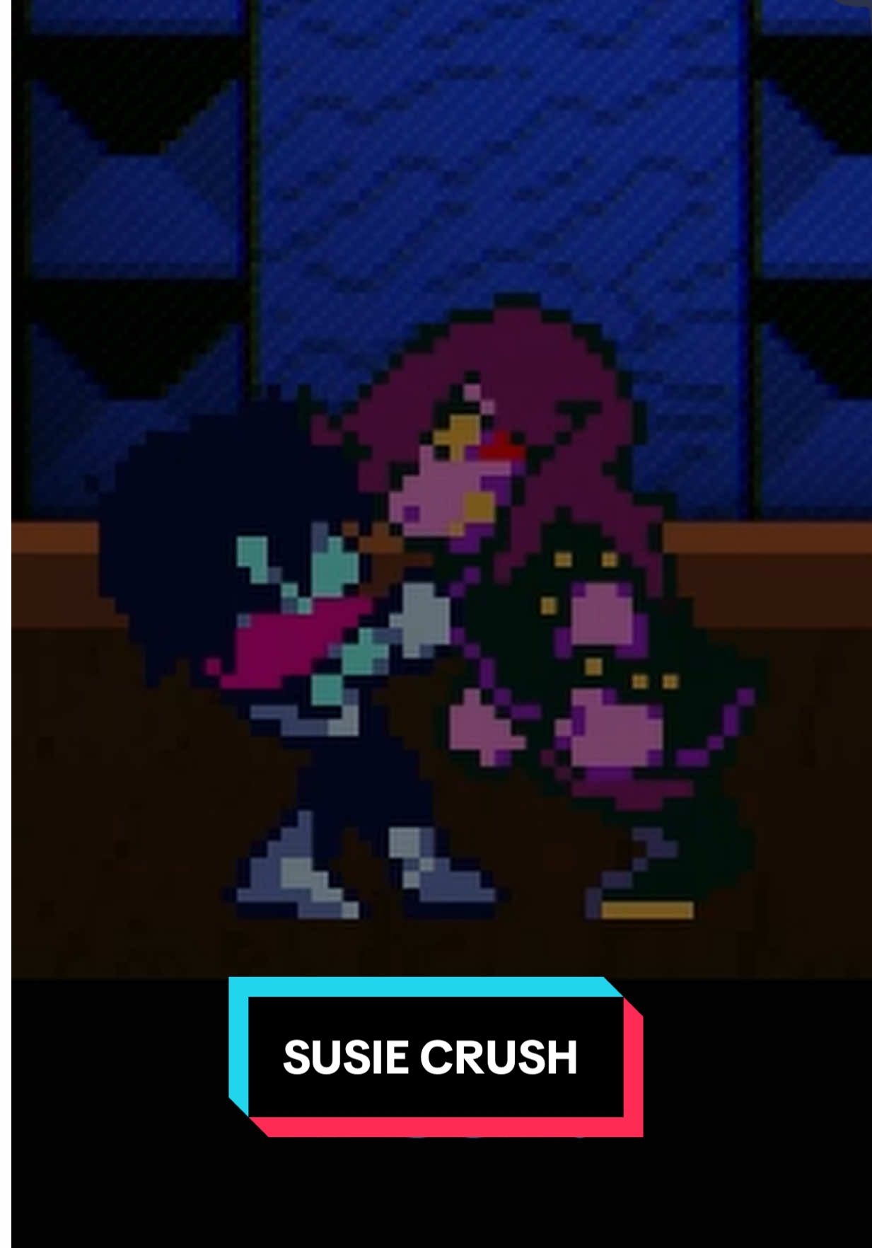 Deltarune Chapter 4 SUSIE CRUSH 😍 #deltarune #garoshadowscale #tiktokpartner 