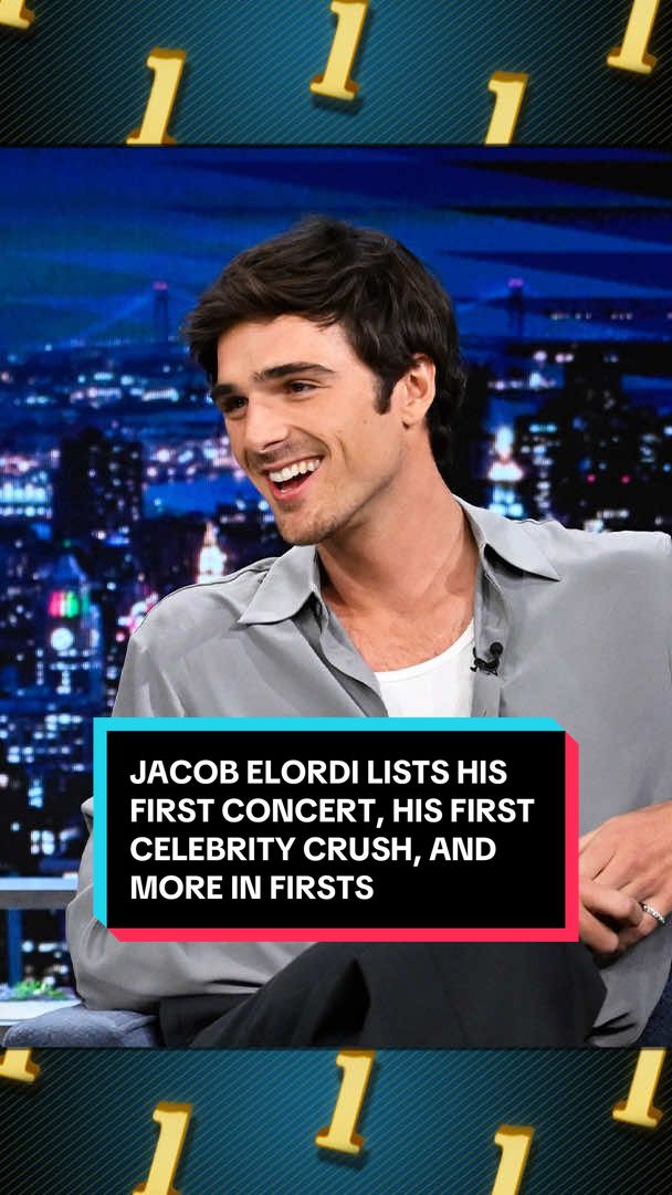 Jacob Elordi lists his first concert, his first celebrity crush, and more in Firsts! #FallonFlashback #TonightShow #JacobElordi #JimmyFallon 