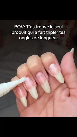 Ce sérum 3-en-1 favorise la pousse rapide des ongles, les renforce et les nourrit 💕🌱#ongles #serum #manicure #serumongles 