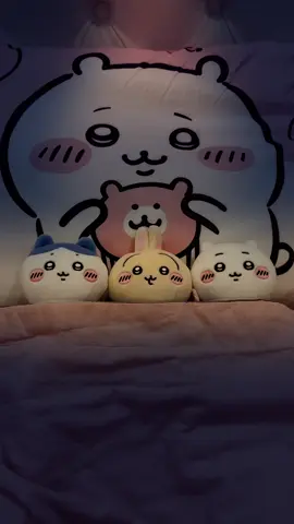 寝る前は「おやすみ」を言い合おう🌙 #ちいかわ #おやすみ #癒し #おやすみ